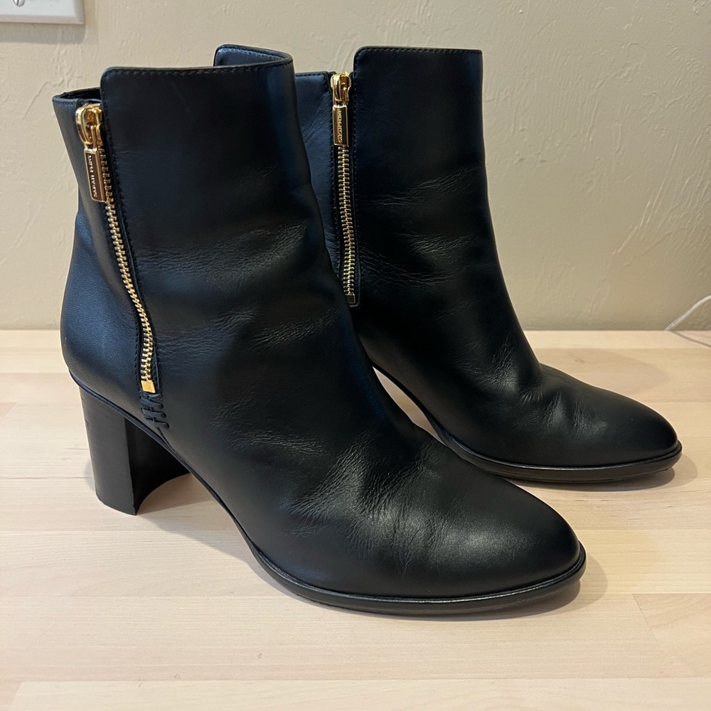 Sarah Flint Perfect Zip Bootie 70 with Gold Zip Detail